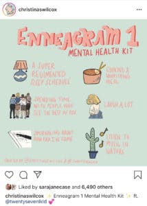 enneagram 1 mental health kit