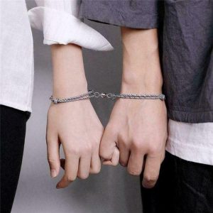 magnetic couples bracelet