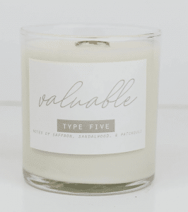 enneagram 5 candle