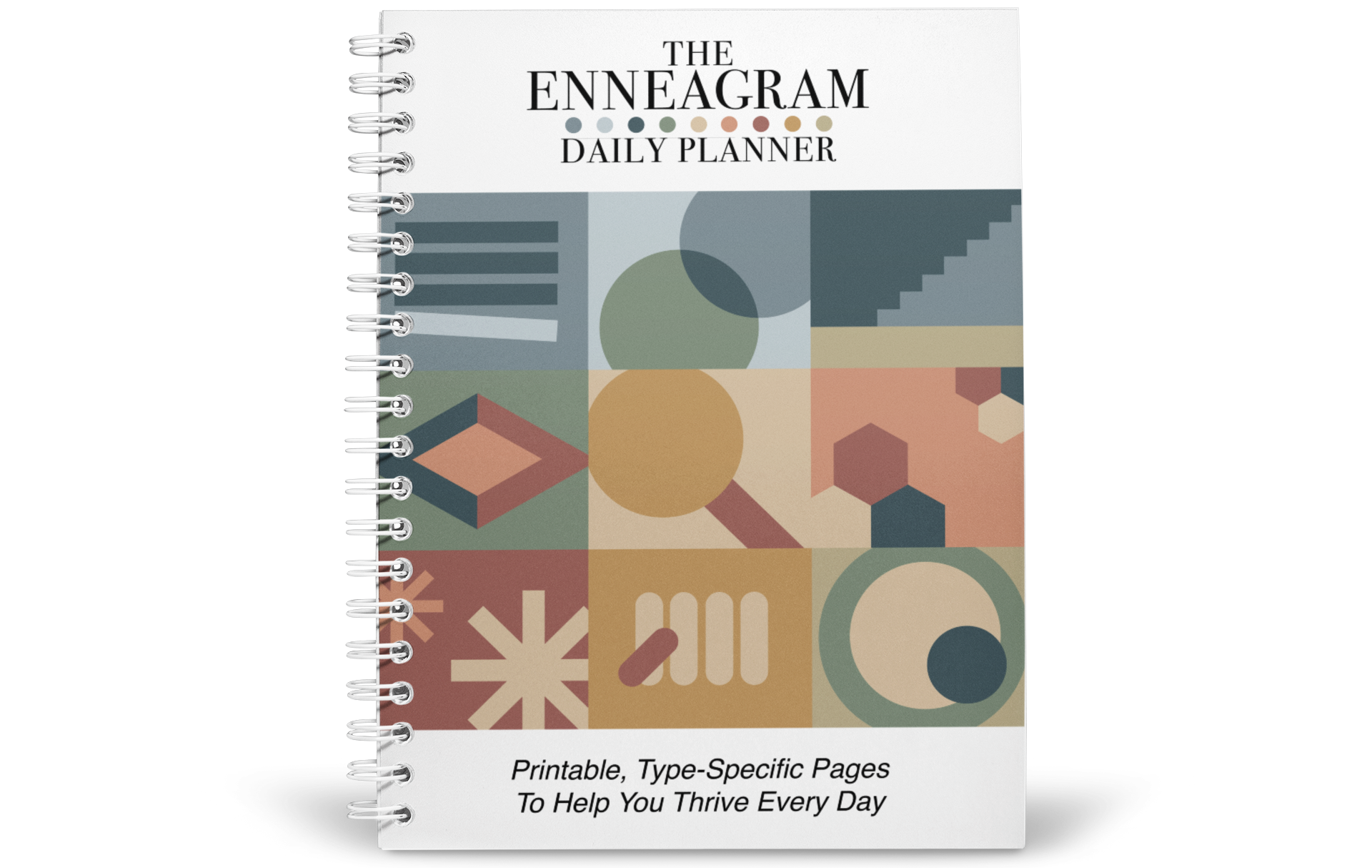 Enneagram Daily Planner Spiral Notebook